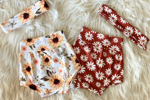 Baby Bloomers with Headwrap