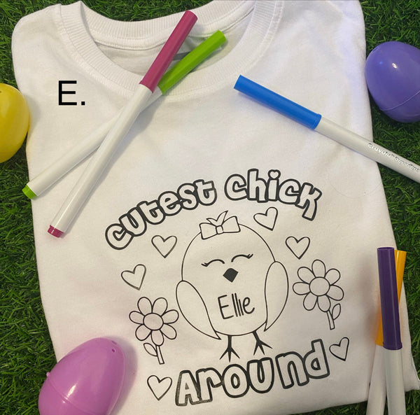 EASTER - Coloring Shirt