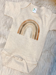 CUSTOM PRINTED - RAINBOW ONESIE