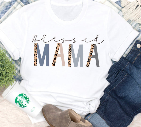 CUSTOM PRINTED - BLESSED MAMA
